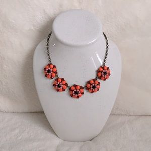 J.CREW Vintage Floral Statement Necklace